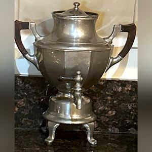 Vintage manning bowman coffee percolator, 13” H; 8” diameter